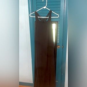 Black maxi dress